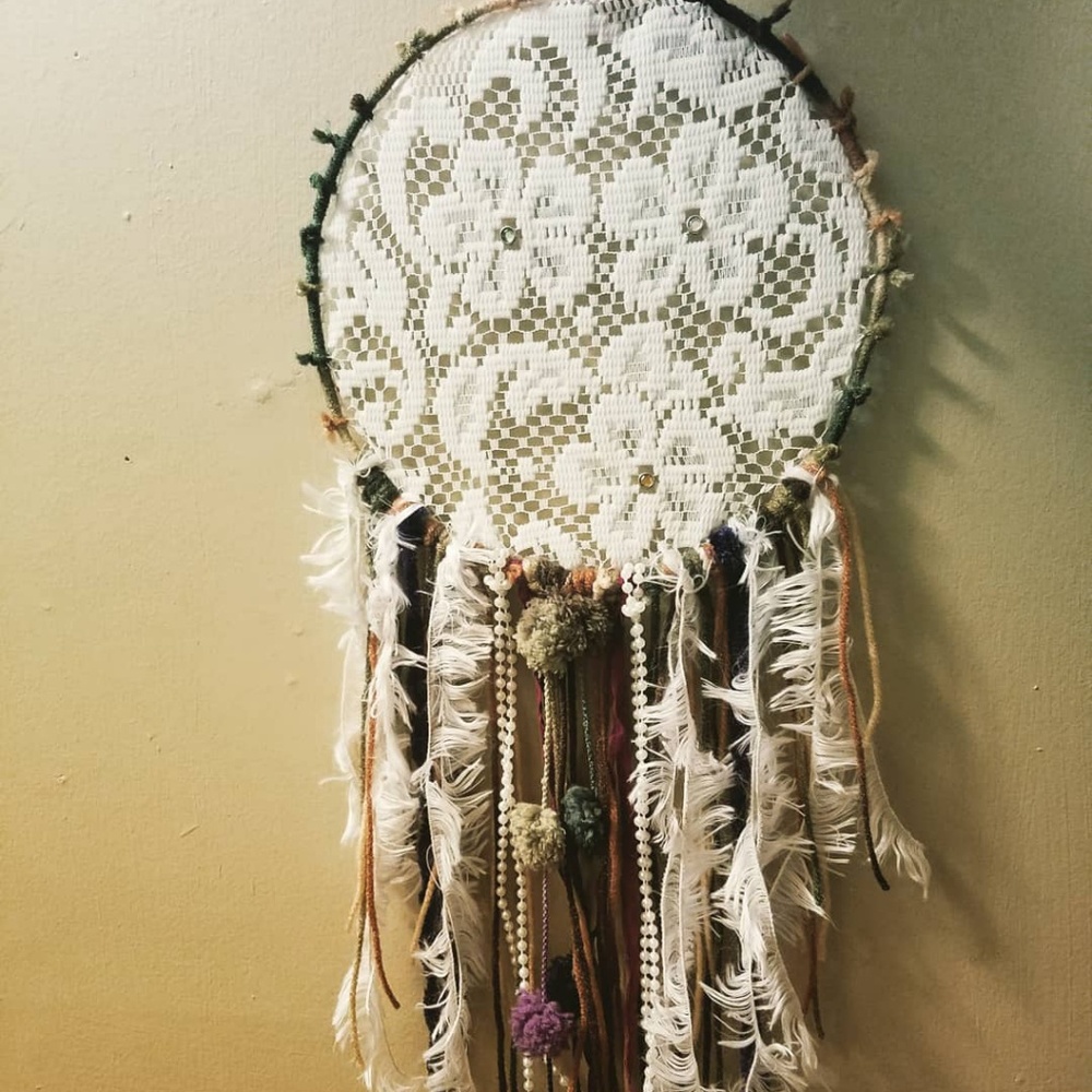 21" Handmade Dreamcatcher Boho Hippie